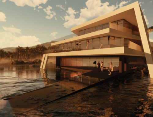 WATERHOUSE: Futuristische Villa im Wasser